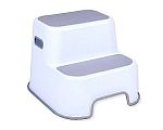 Tabouret marchepied pour enfants à 2 marches - Gris - Grossiste et Fournisseur