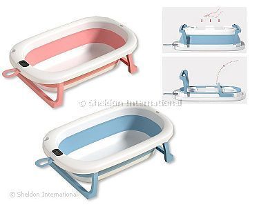 Baignoire bébé pliable avec thermomètre - Grossiste et Fournisseur