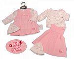 2 pcs robe ensemble bébé fille en velours côtelé avec bonnet - Girl Power - Grossiste et Fournisseur