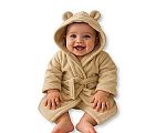 Peignoir de bain pour bébé - Taupe - Grossiste et Fournisseur