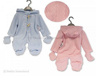 Habit de neige pour bébés avec boutons à bascule - Rose et Bleu - Grossiste et Fournisseur