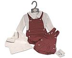 2 pcs salopette courte ensemble bébé garçon - Grossiste et Fournisseur