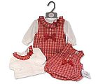 2 pcs barboteuse ensemble bébé fille avec nœuds - Grossiste et Fournisseur