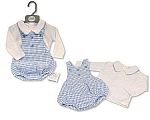 2 pcs salopette courte ensemble bébé garçon - Grossiste et Fournisseur