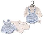 2 pcs salopette courte ensemble bébé garçon - Grossiste et Fournisseur