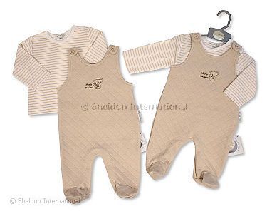2 pcs salopette ensemble bébé garçon - Nouveau au monde - Grossiste et Fournisseur