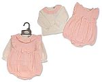 2 pcs barboteuse ensemble bébé fille avec nœud - Rose - Grossiste et Fournisseur