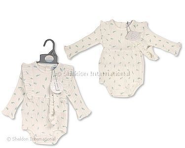 Barboteuse à manches longues avec bandeau pour bébé fille - Grossiste et Fournisseur