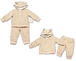 Pantalon et veste ensemble bébé avec oreilles - Grossiste et Fournisseur