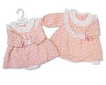 Robe bébé fille avec dentelle et nœud - Fleurs - Grossiste et Fournisseur