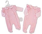Jacquard combinaison bébé fille avec nœuds - Grossiste et Fournisseur