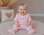 2 pcs ensemble bébé fille avec application de strass - Grossiste et Fournisseur