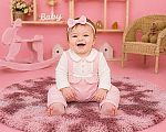 2 pcs salopette ensemble bébé fille avec dentelle - Grossiste et Fournisseur