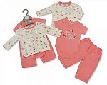 3 pcs ensemble pour bébé fille - Pétale - Grossiste et Fournisseur