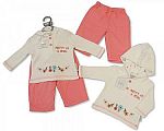 2 pcs ensemble bébé avec capuche - Pétale - Grossiste et Fournisseur