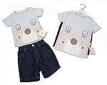2 pcs denim short ensemble bébé garçon - Teddy