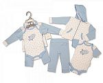 3 pcs ensemble bébé garçon avec broderie au crochet - Grossiste et Fournisseur