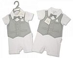 Coton barboteuse bébé garçon - Chic