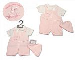 Faux 2 pcs ensemble avec bonnet pour bébé fille - Panda - Grossiste et Fournisseur