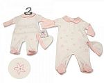 Pyjama avec bonnet pour bébé fille - Petit Pétale - Grossiste et Fournisseur