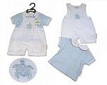 2 pcs salopette ensemble bébé garçon - Petit nageur - Grossiste et Fournisseur