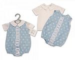2 pcs barboteuse ensemble bébé garçon - Étoiles - Grossiste et Fournisseur
