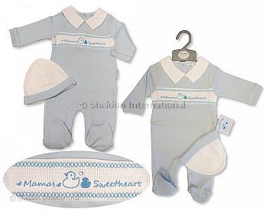 Pyjama bébé garçon avec bonnet - Chéri de maman - Grossiste et Fournisseur