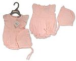 Barboteuse bébé fille avec bonnet - Grossiste et Fournisseur