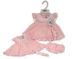 Robe bébé avec dentelle et broderie - Grossiste et Fournisseur