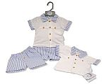 2 pcs shorts ensemble pour bébé garçon avec boutons - Grossiste et Fournisseur