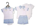 3 pcs shorts ensemble pour bébé garçon - Tracteur - Grossiste et Fournisseur
