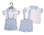 2 pcs salopette courte ensemble pour bébé garçon - Tracteur - Grossiste et Fournisseur