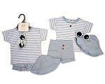 3 pcs shorts ensemble pour bébé garçon avec lunettes de soleil - Grossiste et Fournisseur