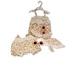 2 pcs barboteuse ensemble pour bébé fille avec lunettes de soleil - Fleurs Sauvages - Grossiste et Fournisseur
