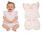2 pcs ensemble bébé fille avec nœuds - Cœurs - Grossiste et Fournisseur