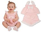 2 pcs robe ensemble bébé fille avec nœud - Grossiste et Fournisseur