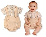 2 pcs barboteuse ensemble bébé garçon avec bretelles - Grossiste et Fournisseur