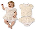 2 pcs ensemble bébé fille avec imprimé floral et nœud - Grossiste et Fournisseur