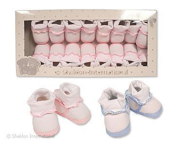 Chaussons bébé en coton avec chaussettes intégrées - Grossiste et Fournisseur