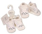 Chaussons tricotés pour bébé - Lapin - Grossiste et Fournisseur