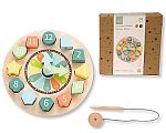 Horloge à trier les formes jouet éducatif en bois - Grossiste et Fournisseur