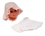 Chapeau de soleil avec mentonnière pour bébé fille - Grossiste et Fournisseur