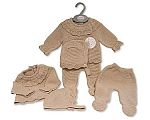 3 pcs ensemble tricoté pour bébés avec collier - Grossiste et Fournisseur