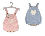 Tricoté barboteuse bébé - Cœur - Grossiste et Fournisseur