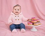 Cardigan tricoté pour bébé fille avec capuche - Grossiste et Fournisseur