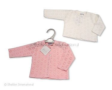 Tricoté cardigan bébé fille -583- Nais-9 mois - Grossiste et Fournisseur