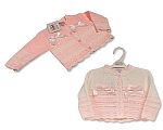 Tricoté cardigan bébé fille avec nœuds -585- Nais-9 mois - Grossiste et Fournisseur