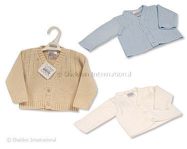 Tricoté cardigan bébé garçon -591- Nais-9 mois - Grossiste et Fournisseur