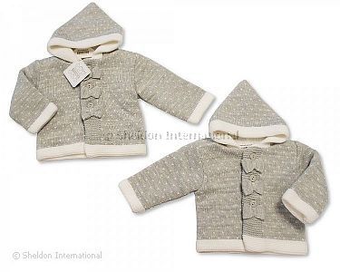 Tricoté cardigan poussette pour bébé - 638 - Grossiste et Fournisseur