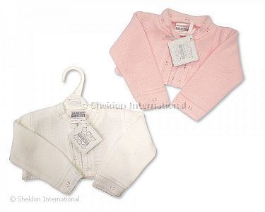 Tricoté boléro cardigan bébé - 206 - Grossiste et Fournisseur